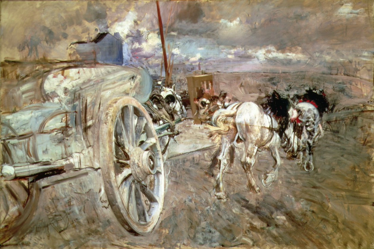 Il Tombereau alla Porta d'Asnières, 1886